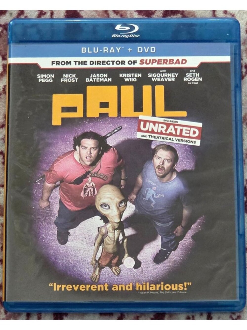 Paul Unrated Edition (Blu-ray / DVD / Digital, 2011) Simon Pegg Sci-Fi Comedy